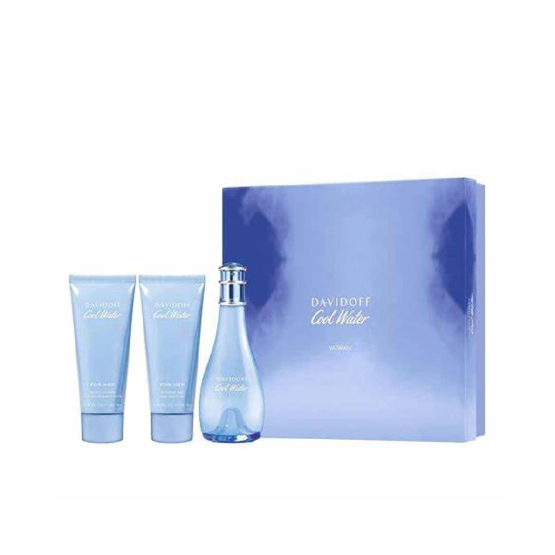 Davidoff Set Cool Water Eau De Toilette 100ml Para Mujer
